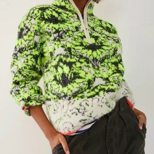 Anthropologie Cristina Fuzzy fleece pullover S